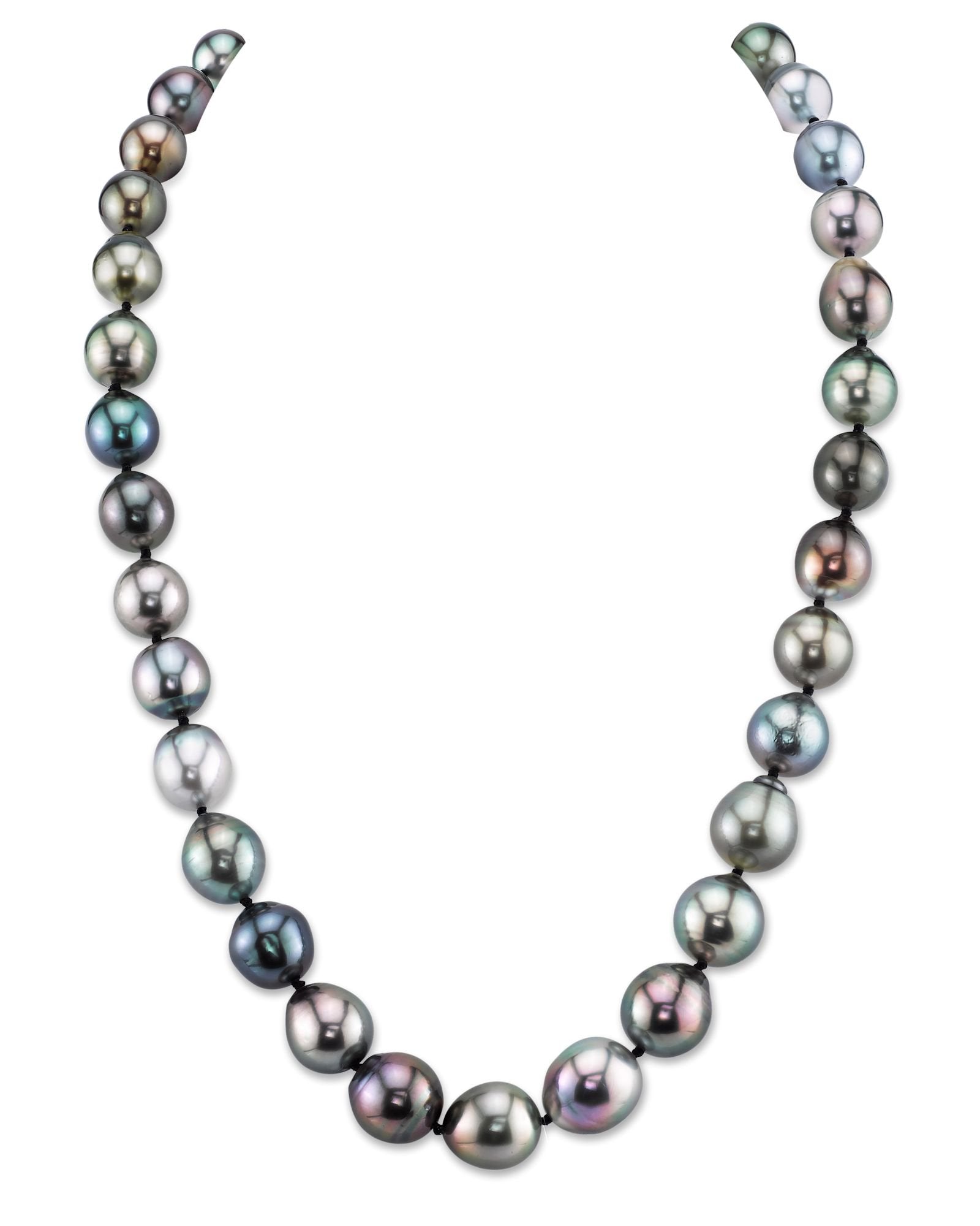 Baroque Pearl Knotted Cord Bracelet, Assorted Natural Colors - Aspen & Salt